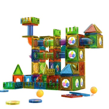 Magnetic 3D Building Tiles
