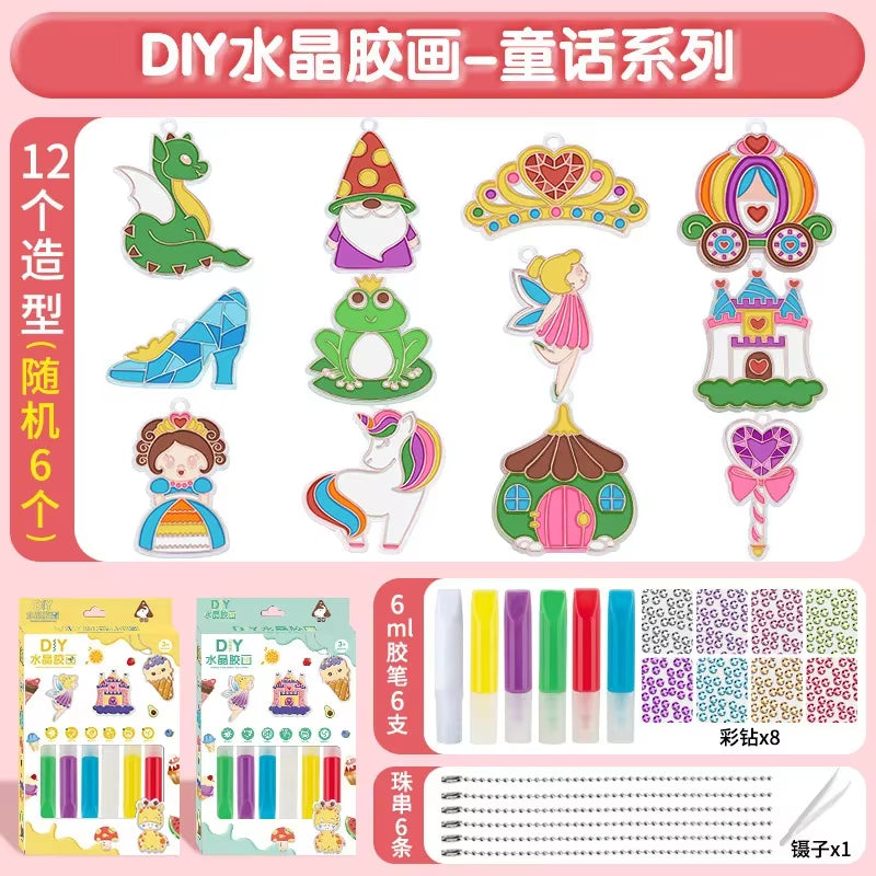 DIY Crystal Glue Art Kit