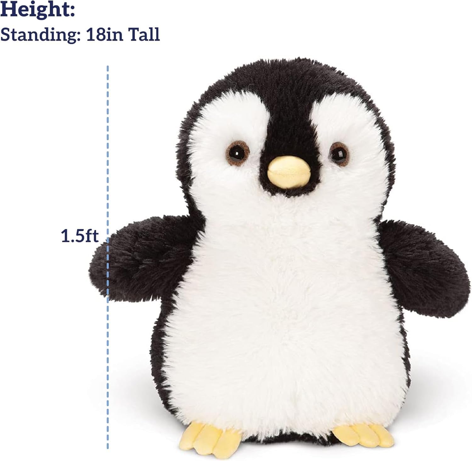 Cuddle Up with Our Premium 18" Penguin Stuffed Animal - Soft, Adorable, and Built to Last with Lifetime Warranty!
