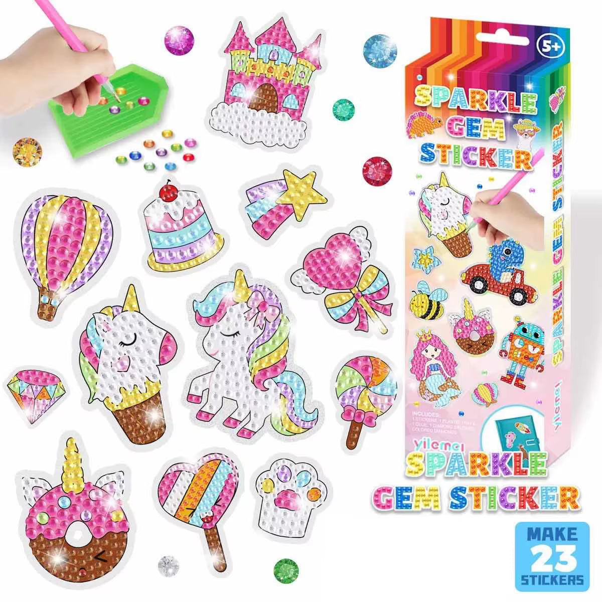 Kids 5D Diamond Sticker Kit