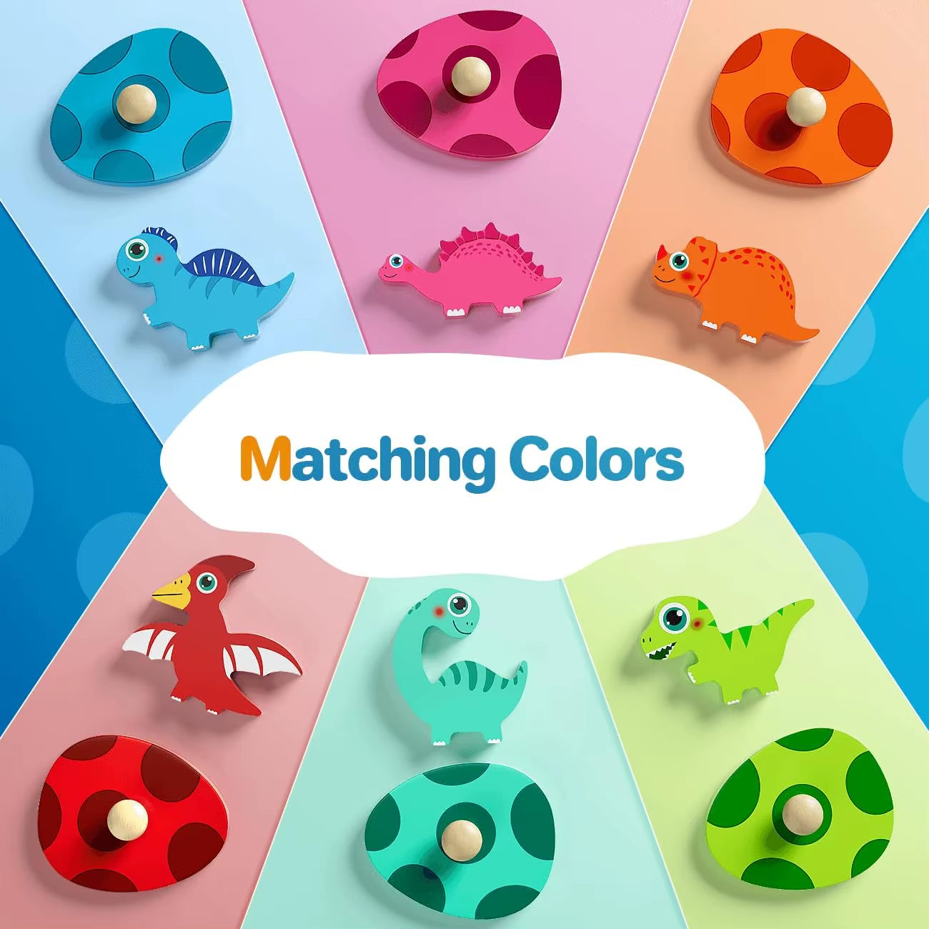 Montessori Dinosaur Egg Puzzles