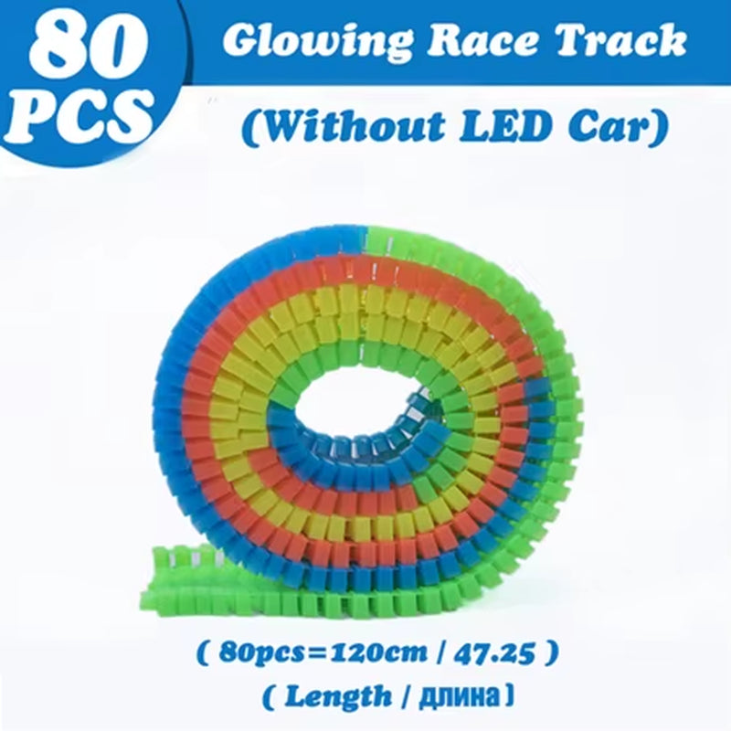 LED Glowing Race Track Set