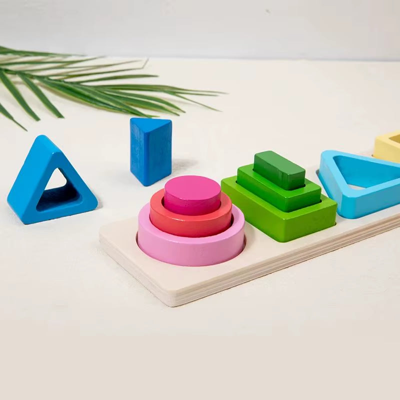 Geometric Shape Sorting Blocks