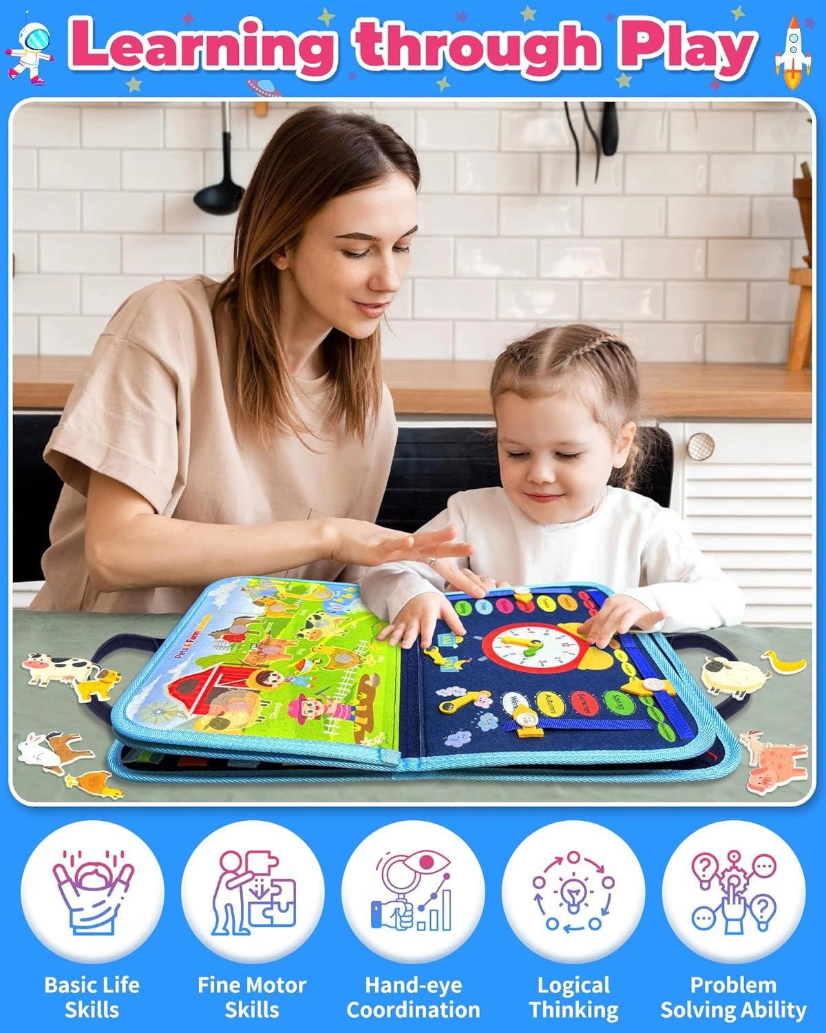 Montessori Busy Board 