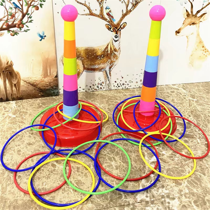 Children Stacking Circle Game