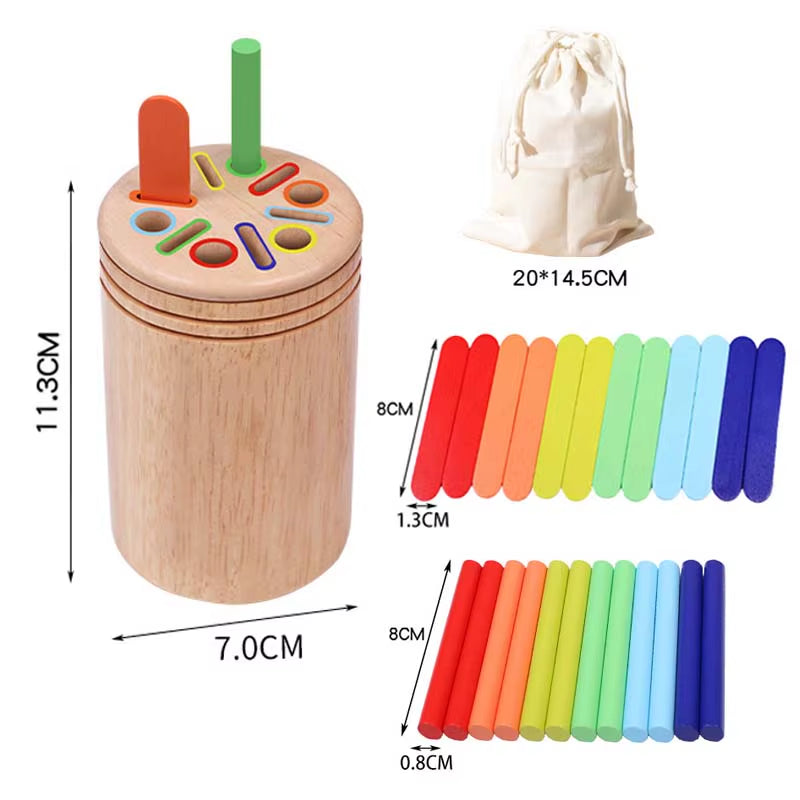 Montessori Wooden Matching Toy