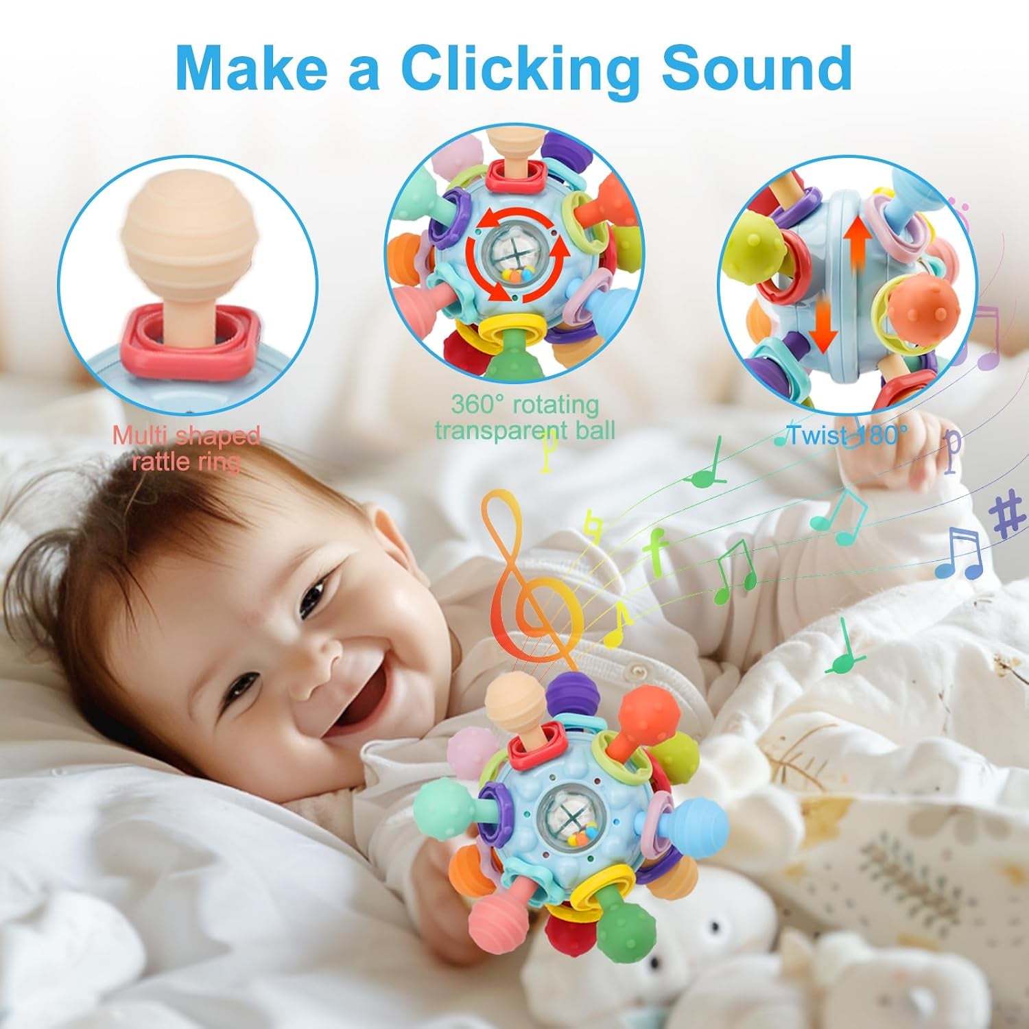 Baby Montessori Teething Toy