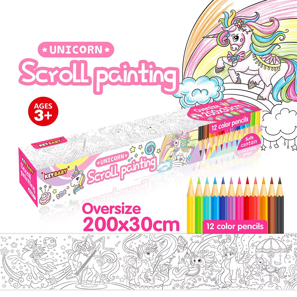 Montessori Coloring Paper Roll