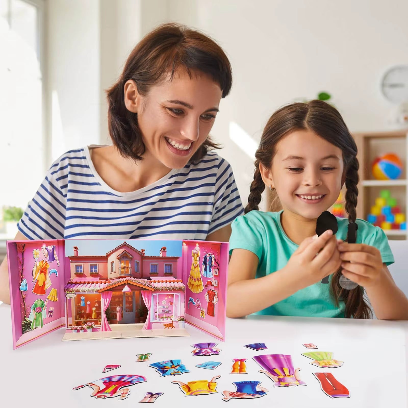 Magnetic Dress-Up Doll Set