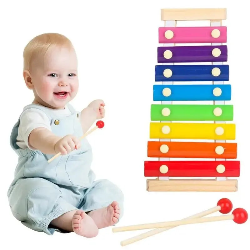 Wooden 8-Tone Xylophone Toy