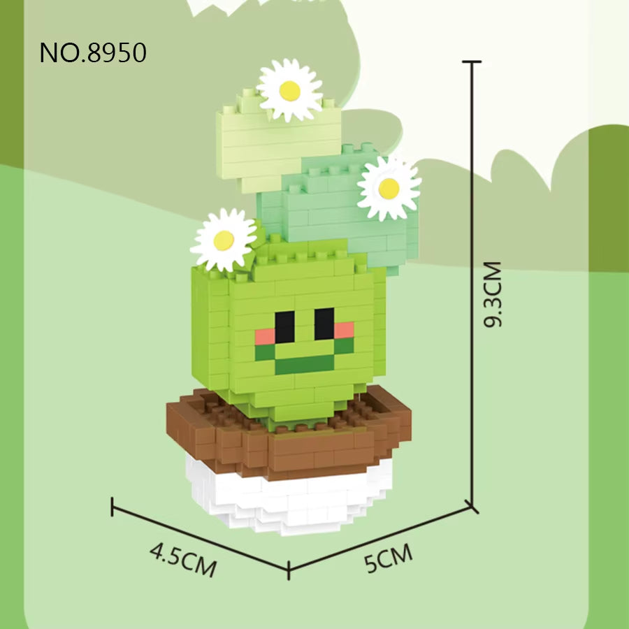 DIY Mini Cactus Block Set