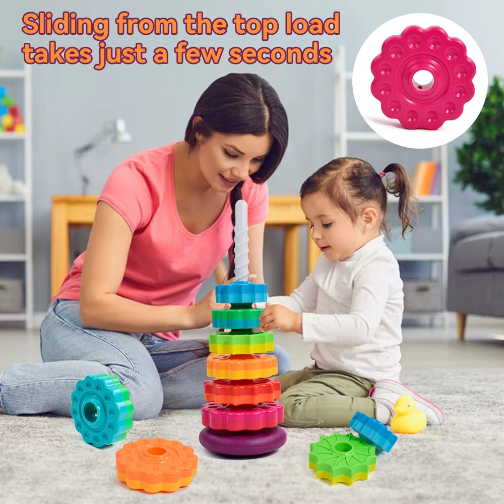 Baby Rainbow Stacking Tower