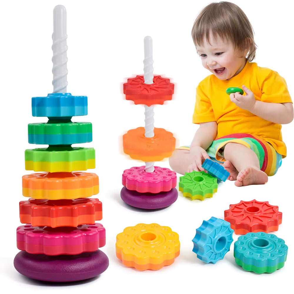 Baby Rainbow Stacking Tower