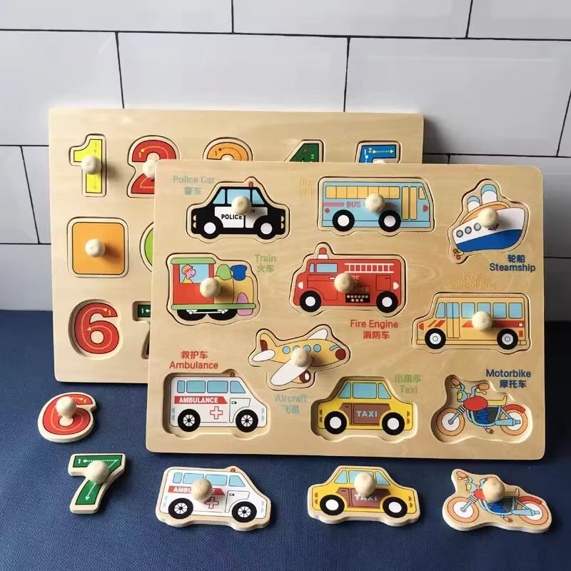 Montessori Wooden Animal Puzzles