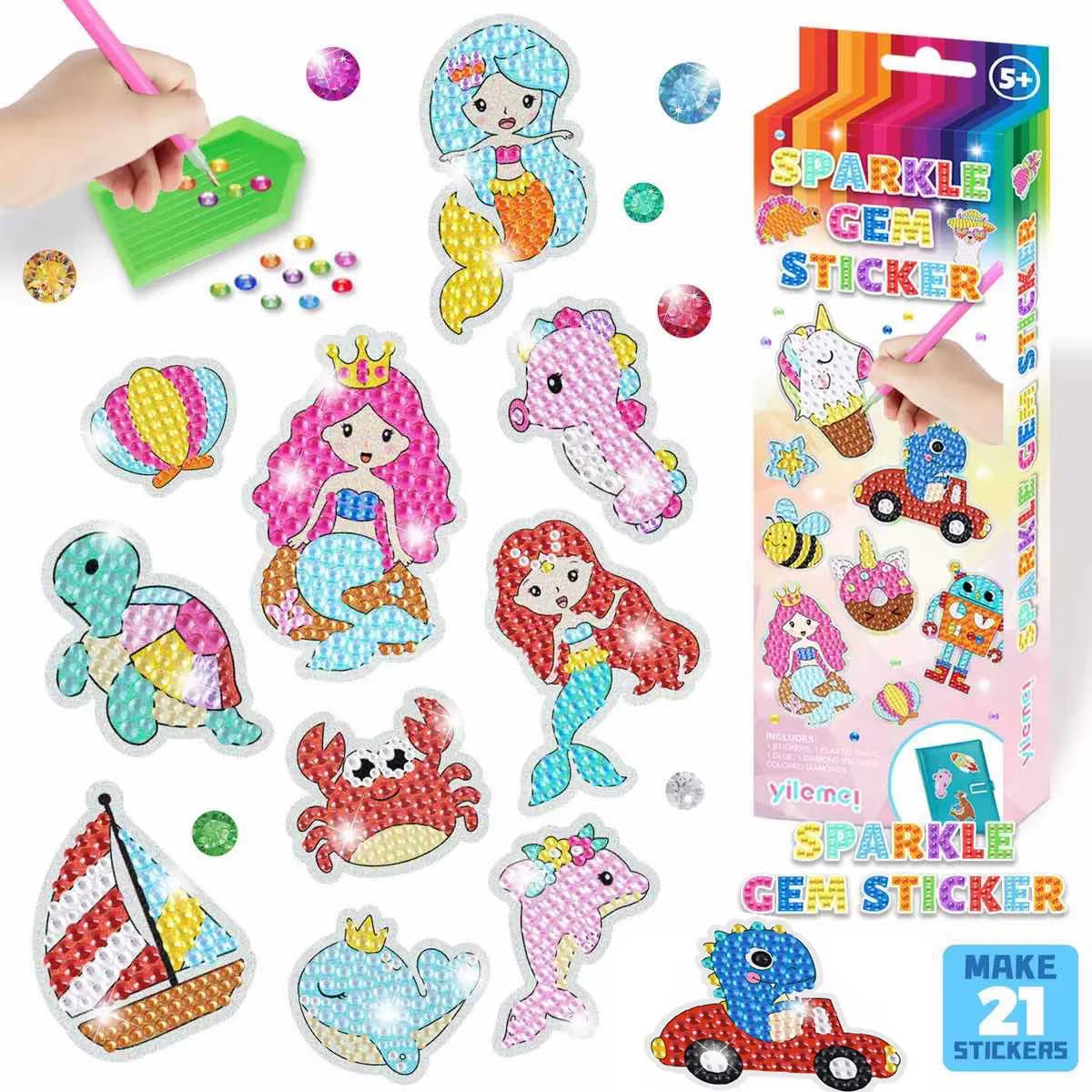 Kids 5D Diamond Sticker Kit