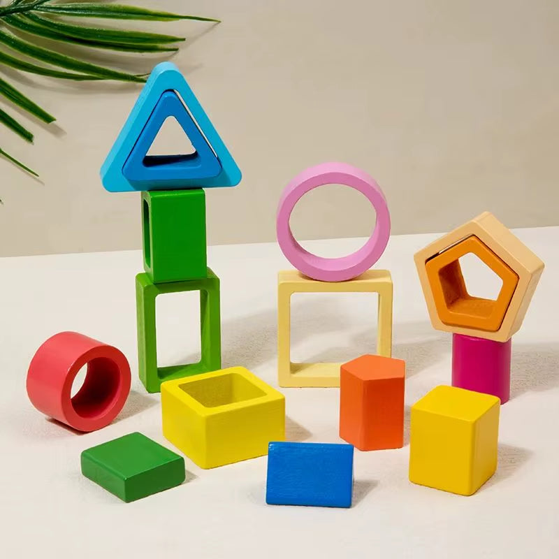 Geometric Shape Sorting Blocks