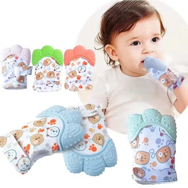 Baby Silicone Teething Mittens