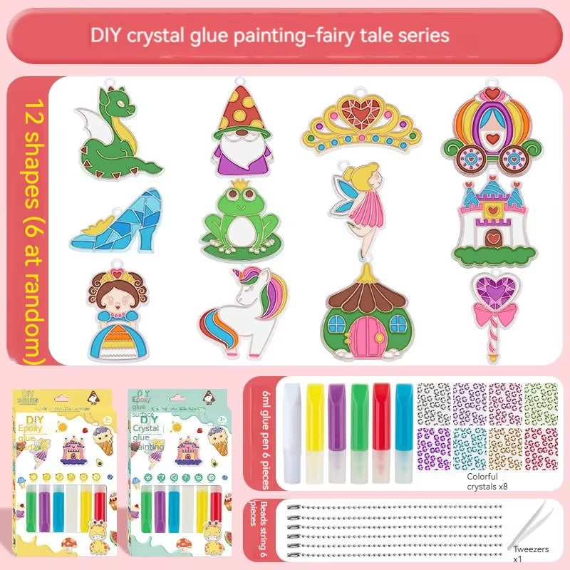 DIY Crystal Glue Art Kit