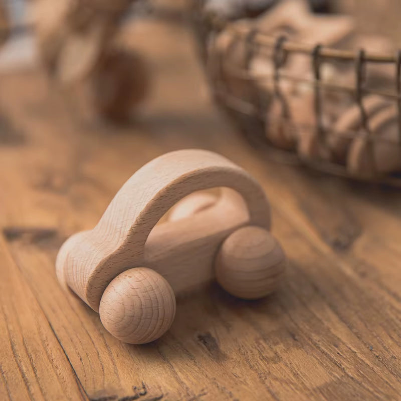 Wooden Baby Rattle Set