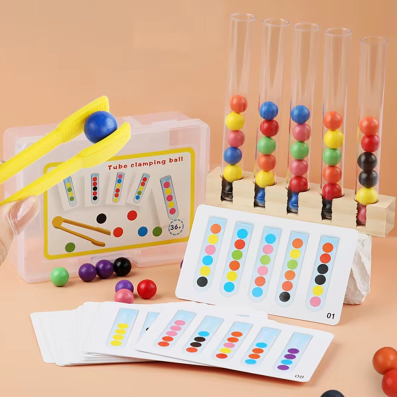 Wooden Beads Sorting Toy