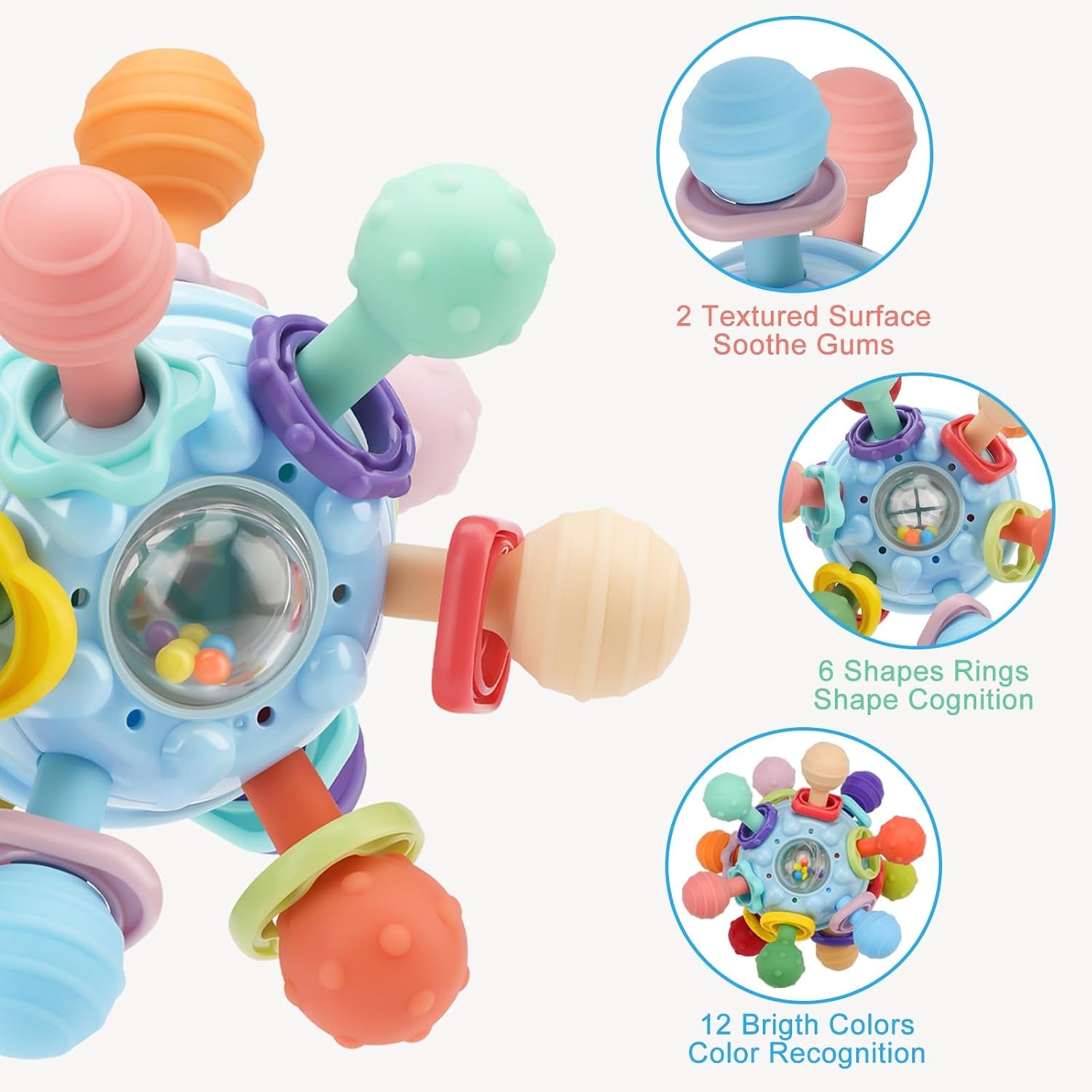 Baby Montessori Teething Toy