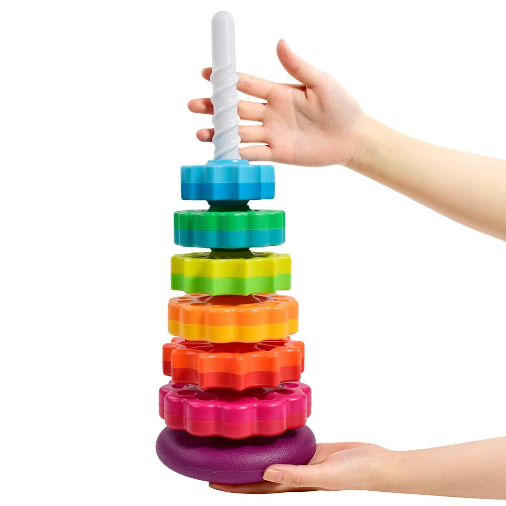 Baby Rainbow Stacking Tower