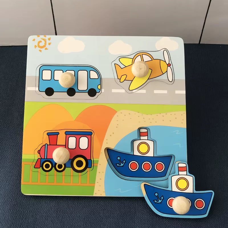 Montessori Wooden Animal Puzzles