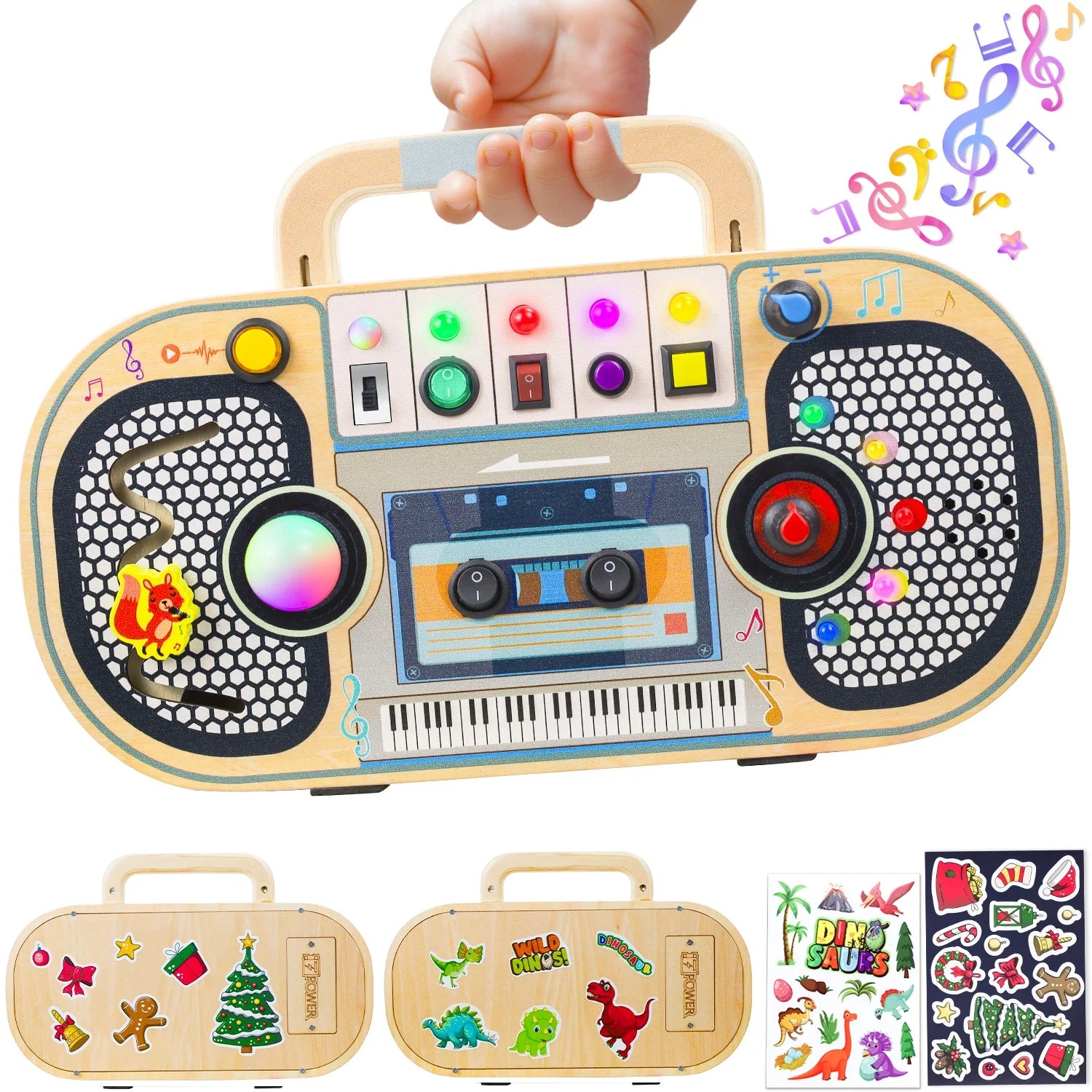 Montessori Wooden Busy Board 