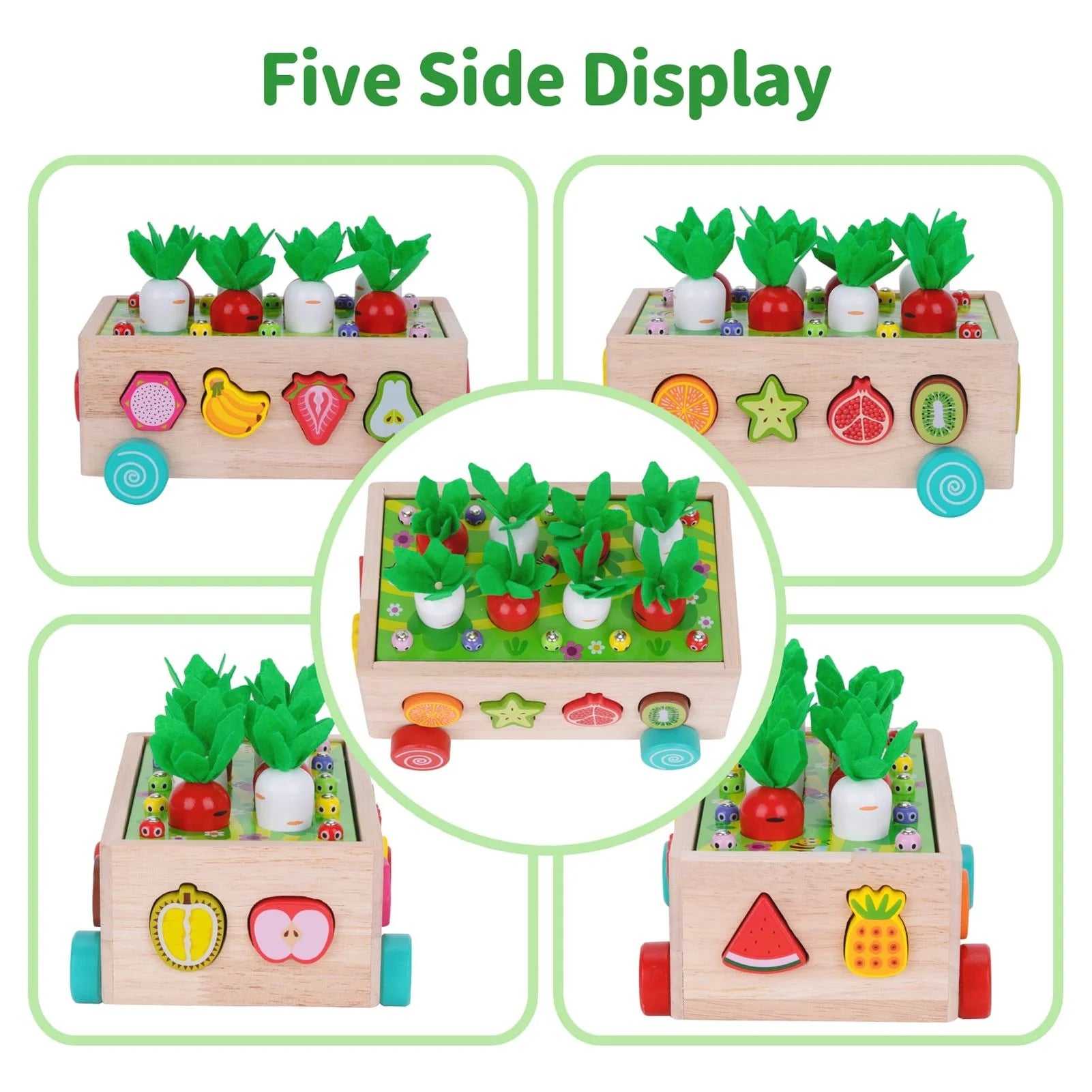 Wooden Veggie Chart