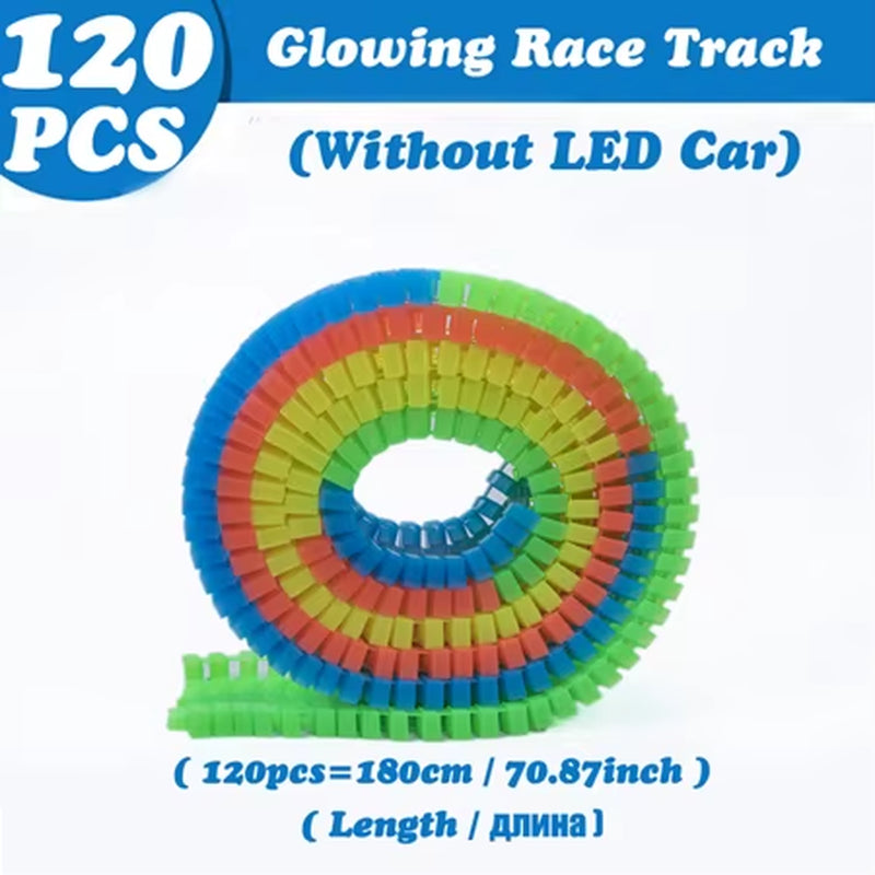 LED Glowing Race Track Set