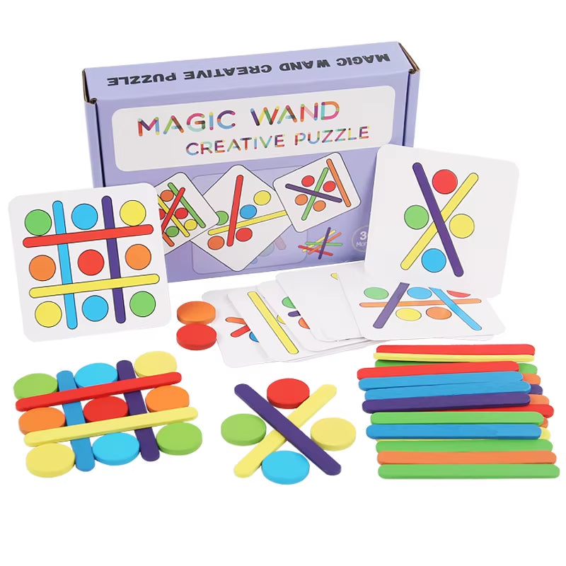 Rainbow Stick Puzzle Toy