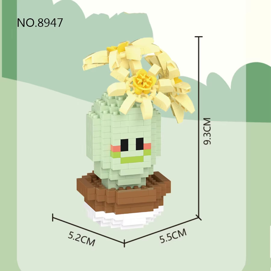 DIY Mini Cactus Block Set