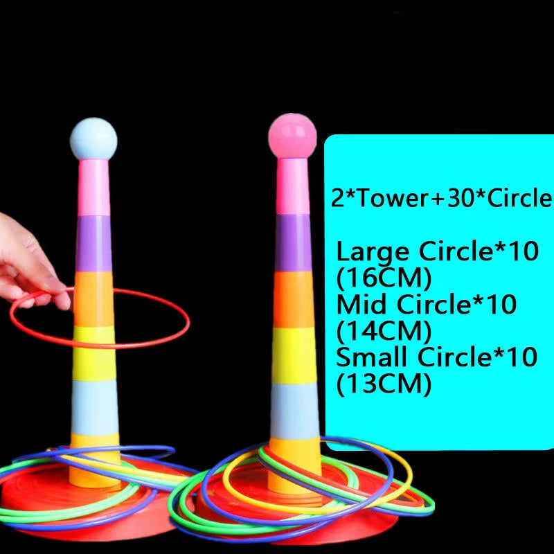 Children Stacking Circle Game