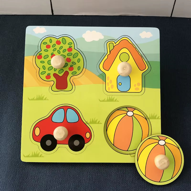 Montessori Wooden Animal Puzzles