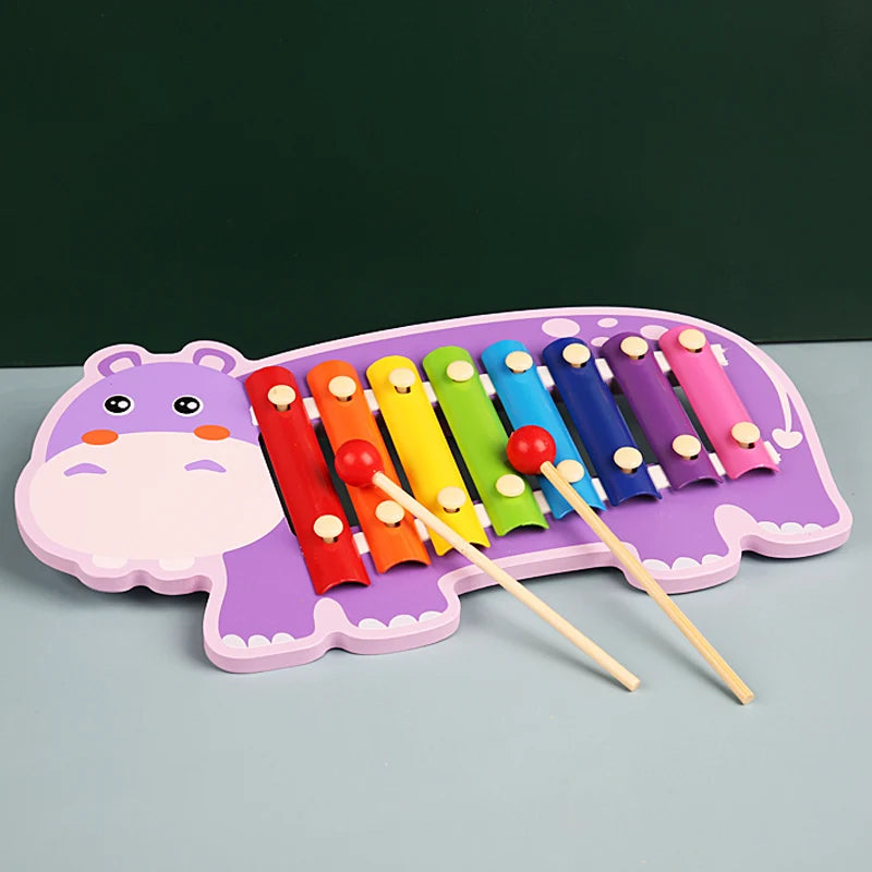 Wooden 8-Tone Xylophone Toy