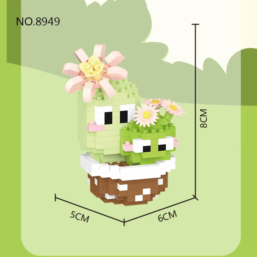 DIY Mini Cactus Block Set