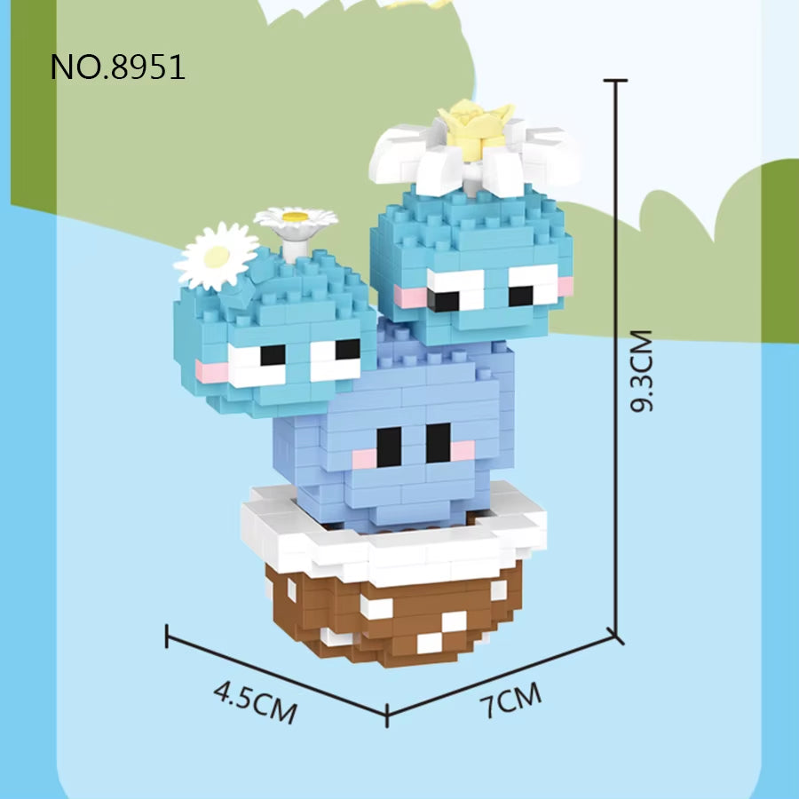 DIY Mini Cactus Block Set