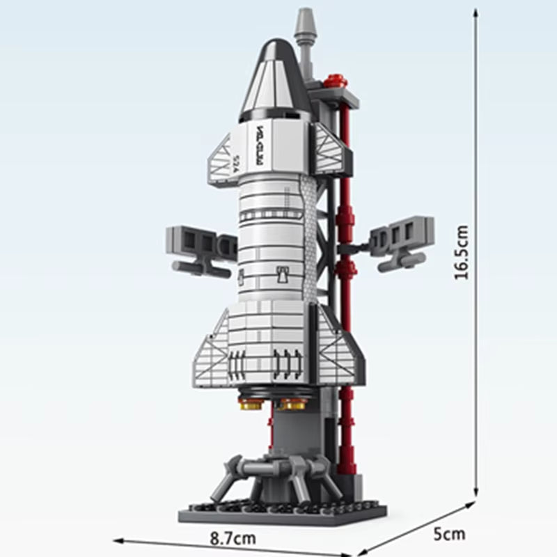 MOC Rocket Building Block Set
