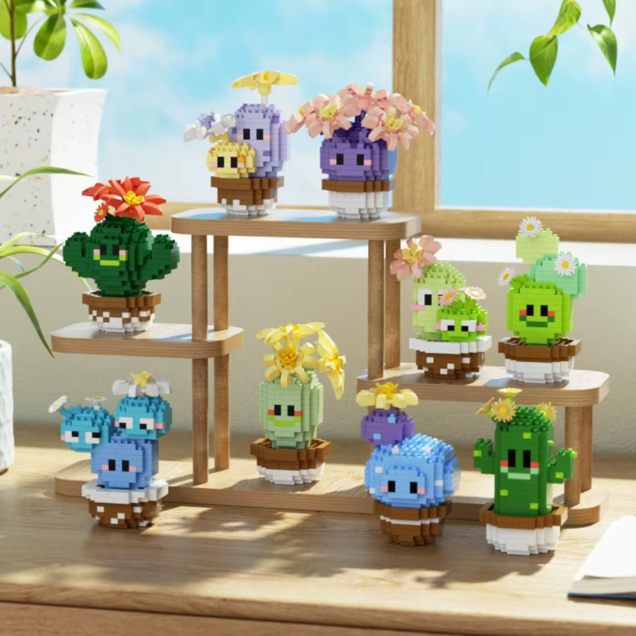DIY Mini Cactus Block Set