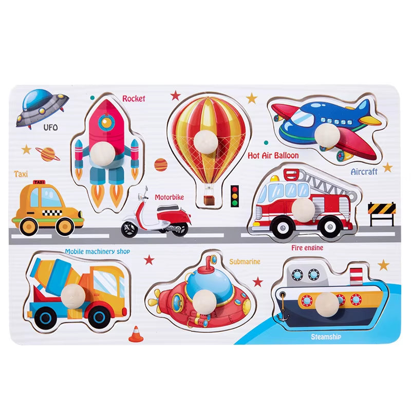 Montessori Wooden Animal Puzzles