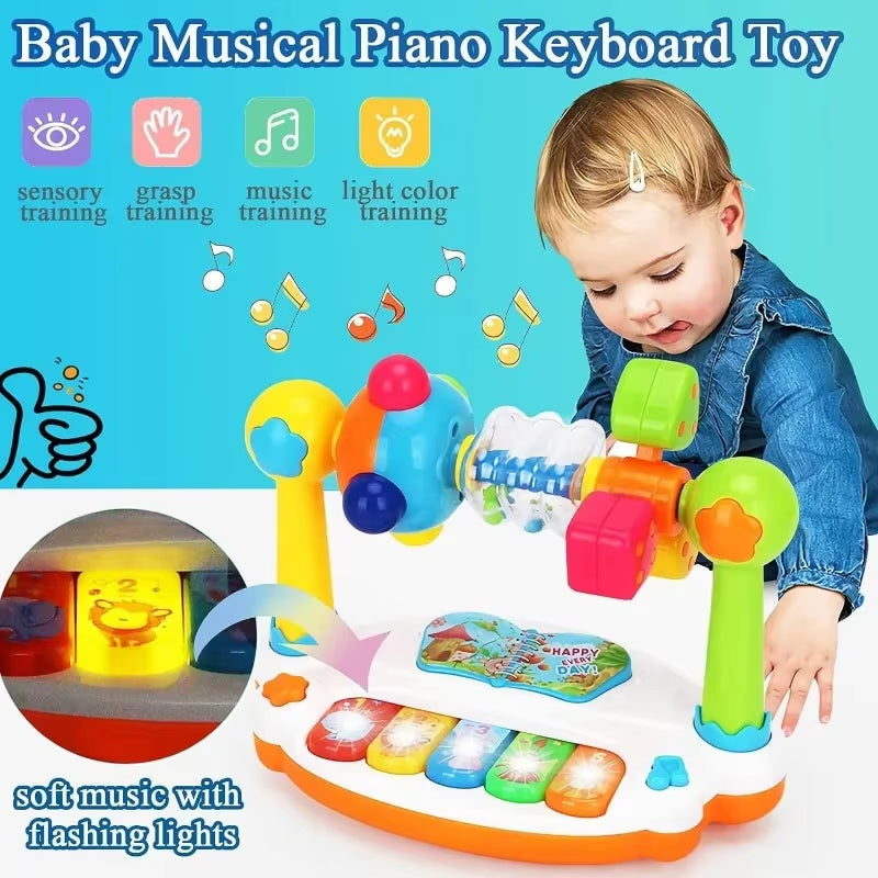 Rotating Baby Piano Toy