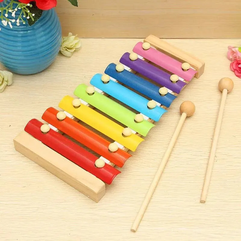 Wooden 8-Tone Xylophone Toy