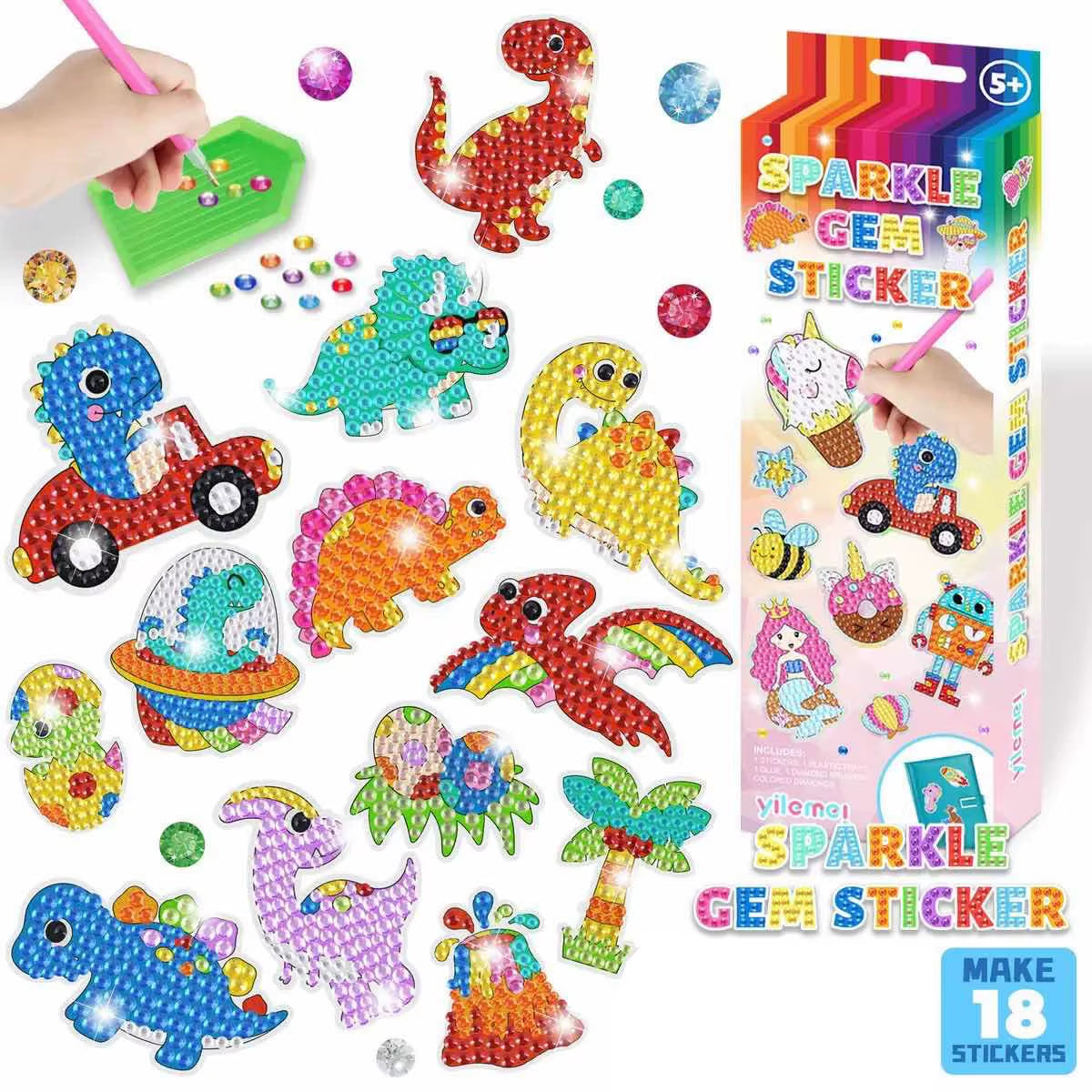 Kids 5D Diamond Sticker Kit