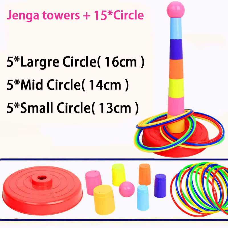 Children Stacking Circle Game