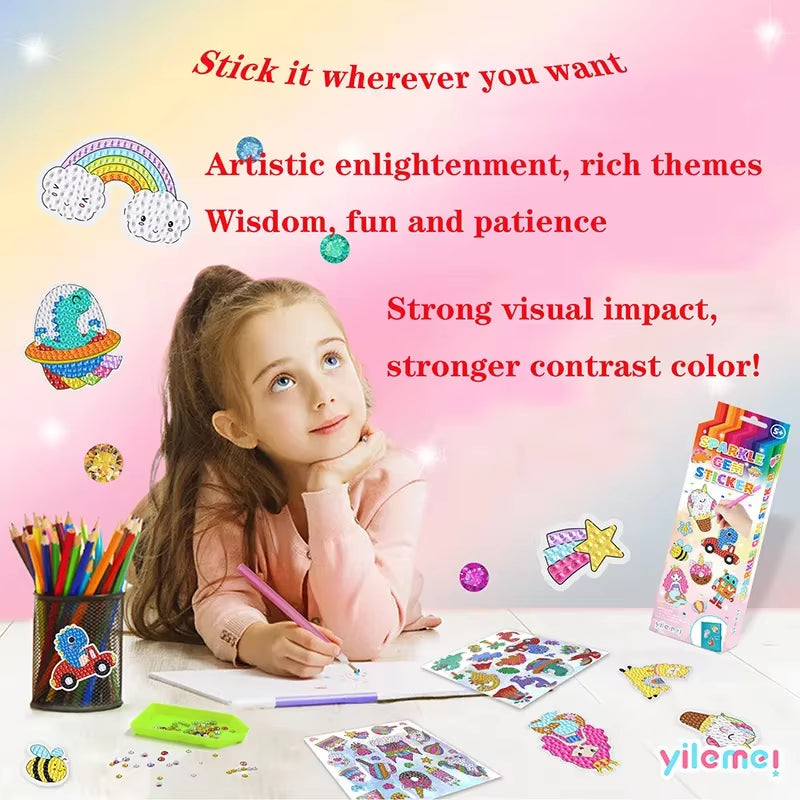 Kids 5D Diamond Sticker Kit