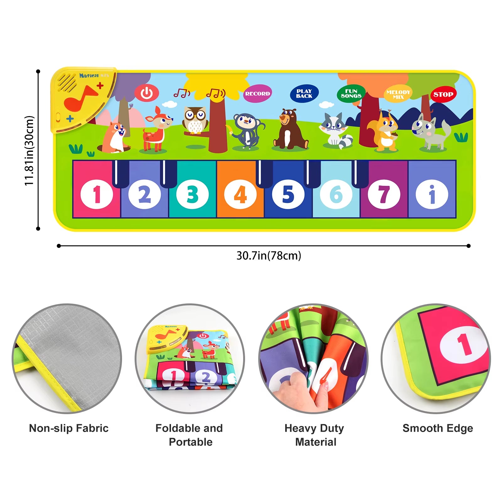 Kids Music Piano Mat