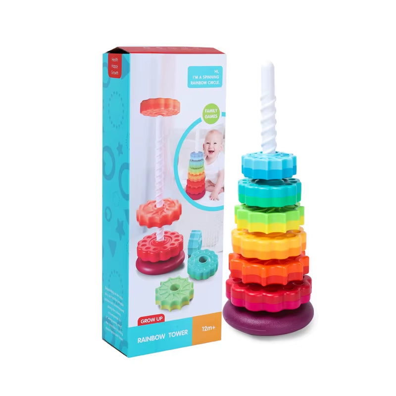 Baby Rainbow Stacking Tower