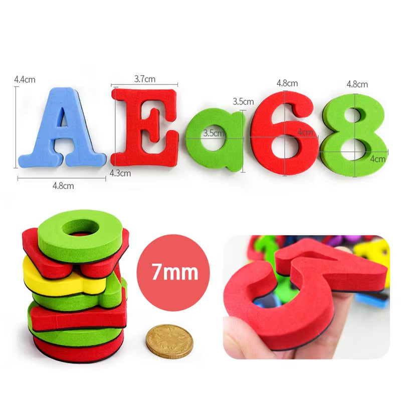 Magnetic Alphabet Number Set