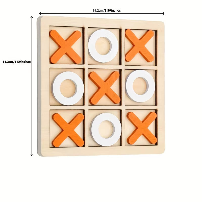 Wooden Tic Tac Toe Board Game