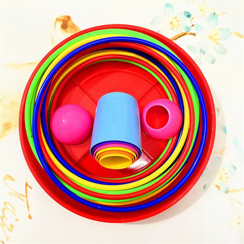 Children Stacking Circle Game